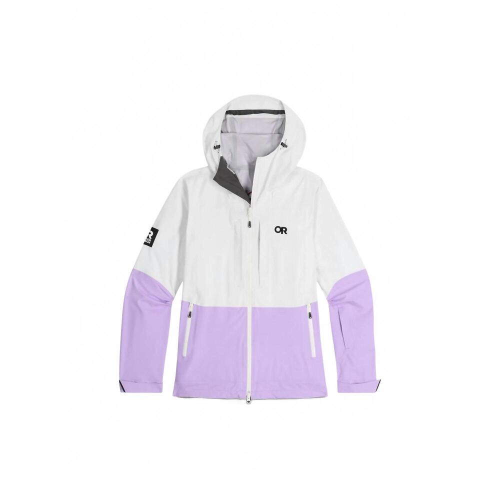 NEW OUTDOOR RESEARCH carbide jacket in snow/lavender - Picture 5 of 5
